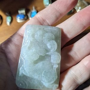 Jadeite Carved Pendant